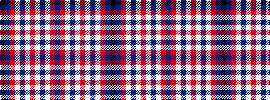 idealised woven sample of pattern BRWBWRWBWRBK