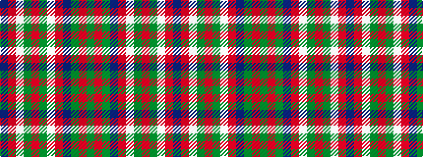 idealised woven sample of pattern BRWGRGWRBGRG