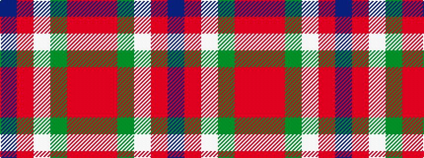 idealised woven sample of pattern BRWGRR