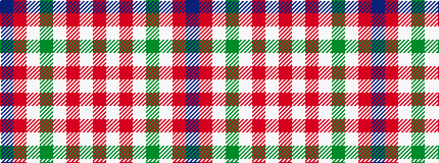 idealised woven sample of pattern BRWGWRWR