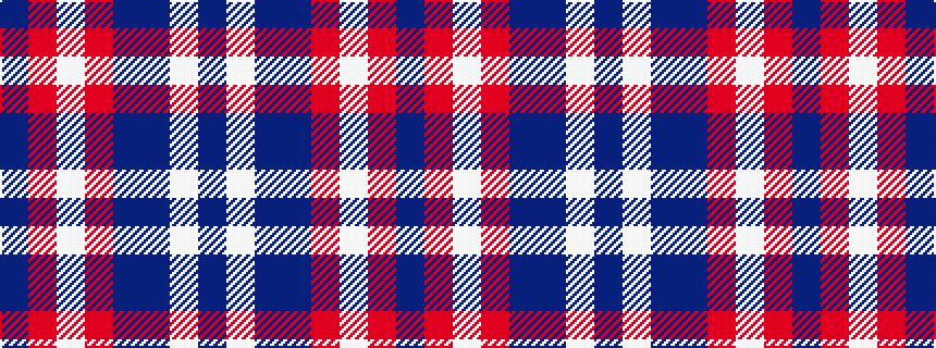 idealised woven sample of pattern BRWRBBWB