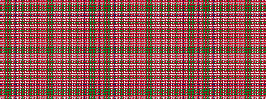 idealised woven sample of pattern BRWRGGRGGRWRBRWRWRGRWRWRGRWRWRGRWRWRWRGGR