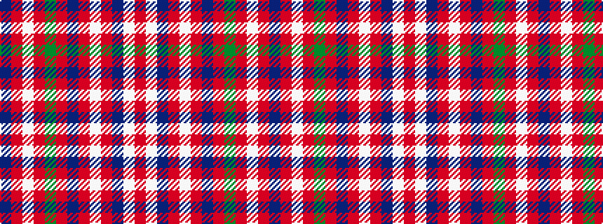 idealised woven sample of pattern BRWRGRBRWRBWR