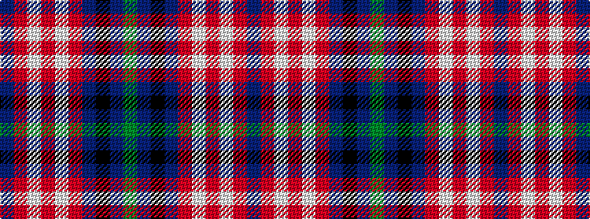 idealised woven sample of pattern BRWRWRBKBG