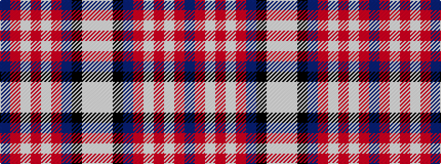 idealised woven sample of pattern BRWRWRBKWW