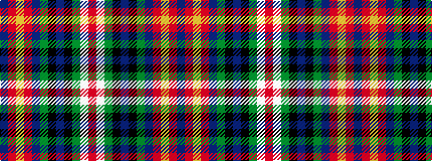 idealised woven sample of pattern BRYRBGKBKGWR