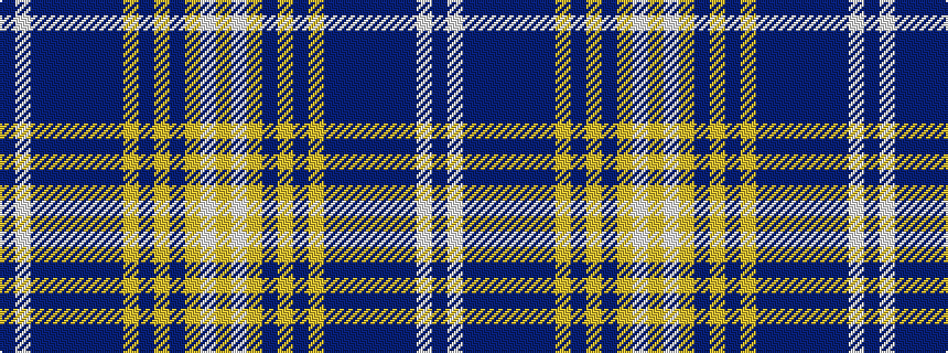 idealised woven sample of pattern BWBBBBBBYBYBYWY
