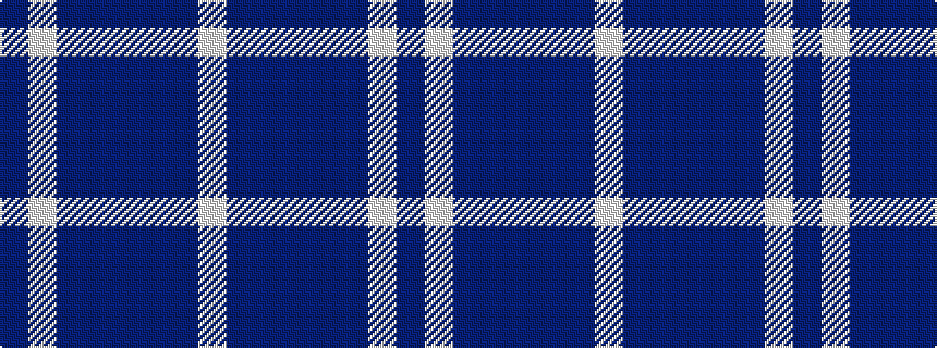 idealised woven sample of pattern BWBBBBBW