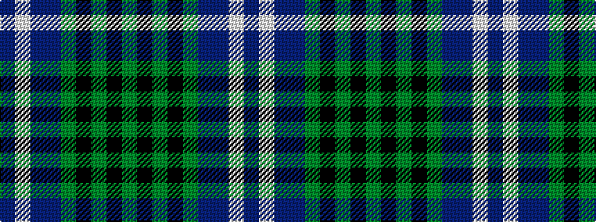 idealised woven sample of pattern BWBBGKGKG