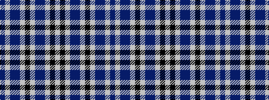 idealised woven sample of pattern BWBBWKWBBWKW