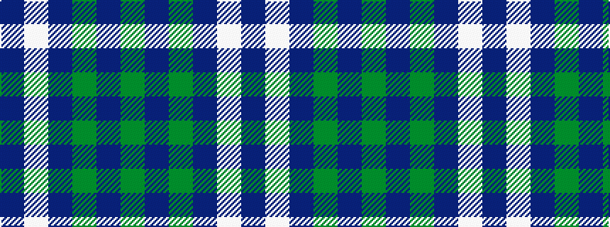 idealised woven sample of pattern BWBGBG