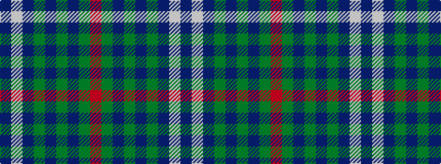 idealised woven sample of pattern BWBGBGBGR