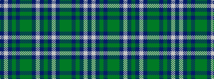 idealised woven sample of pattern BWBGBGGGBWBG