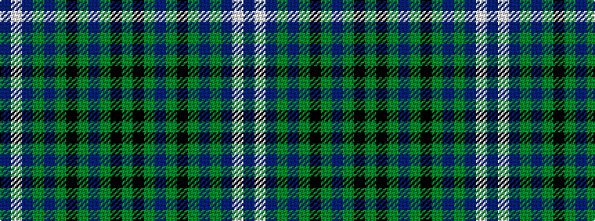 idealised woven sample of pattern BWBGBGKGBGKG