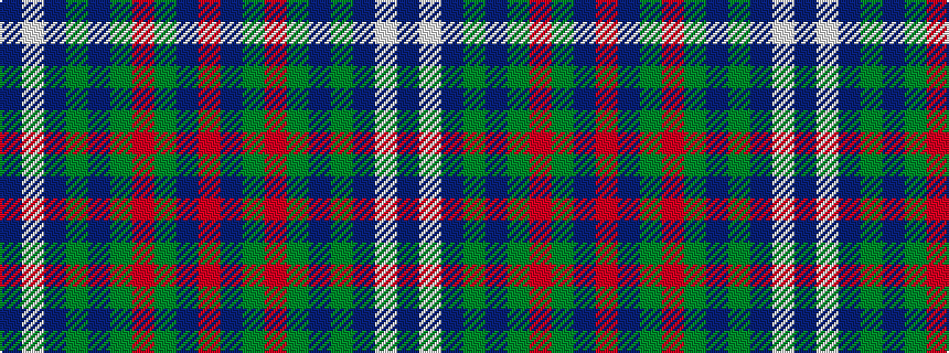 idealised woven sample of pattern BWBGBGRGBR