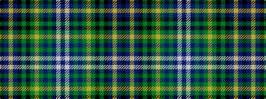 idealised woven sample of pattern BWBGBGYGKGKBYBK