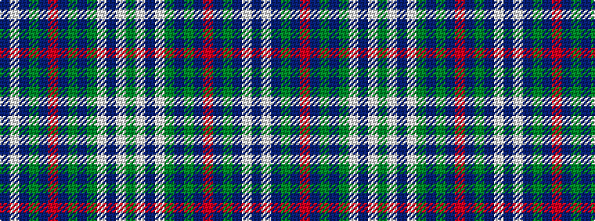 idealised woven sample of pattern BWBGBRBGBGWBWG