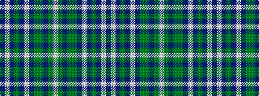 idealised woven sample of pattern BWBGBWBGGBGW