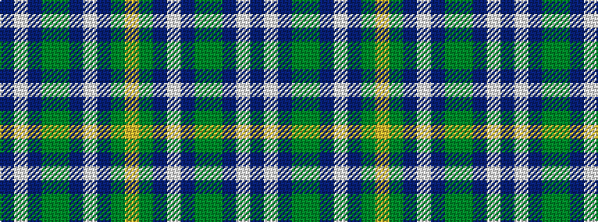idealised woven sample of pattern BWBGGBWBGY