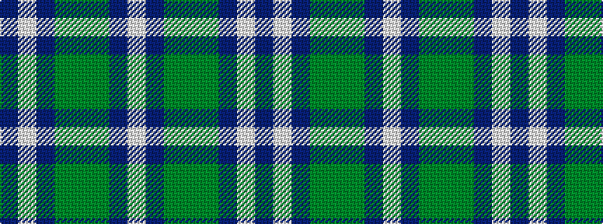 idealised woven sample of pattern BWBGGGBW
