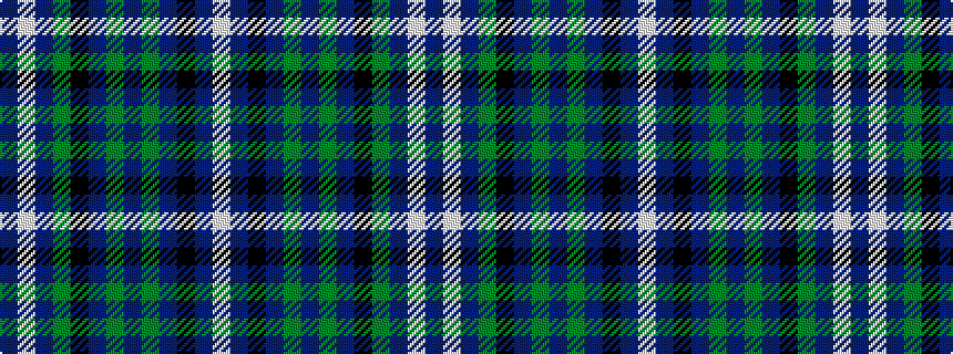 idealised woven sample of pattern BWBGKBGBGBKBW