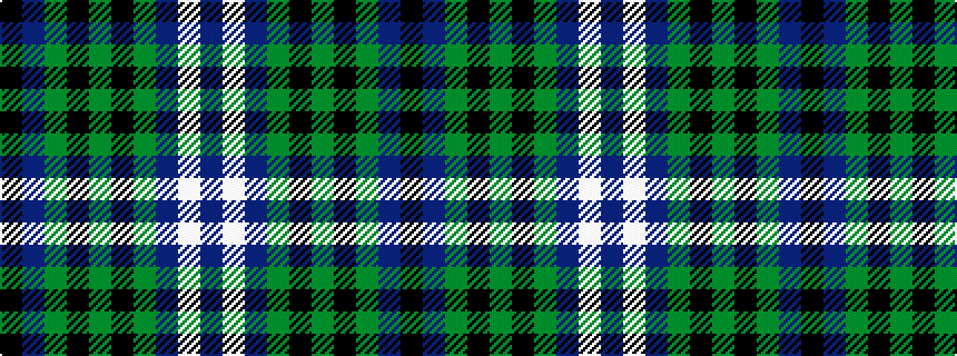idealised woven sample of pattern BWBGKGKGBK