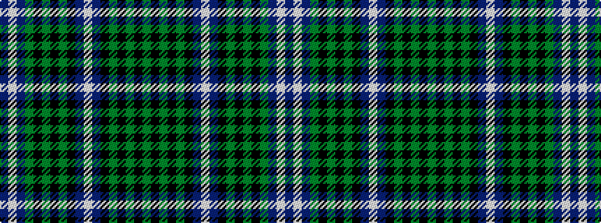 idealised woven sample of pattern BWBGKGKGKBWBKGKGKG