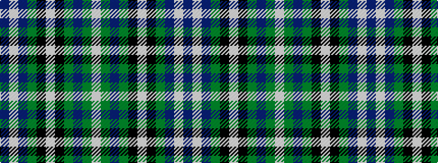idealised woven sample of pattern BWBGKWKGBGW