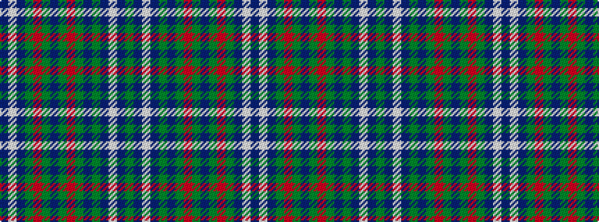 idealised woven sample of pattern BWBGRGBGRGBGBWBG