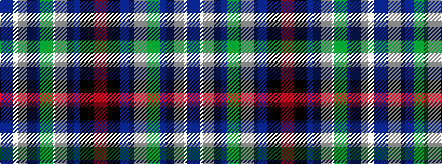 idealised woven sample of pattern BWBGWBKR