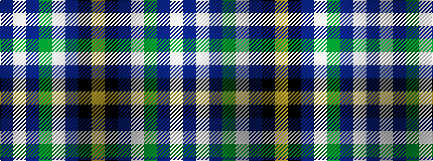 idealised woven sample of pattern BWBGWBKY