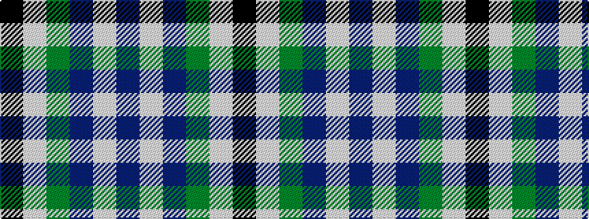 idealised woven sample of pattern BWBGWK