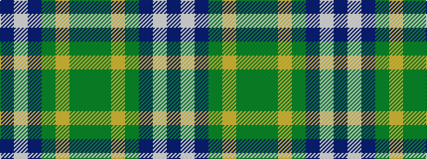 idealised woven sample of pattern BWBGYGG