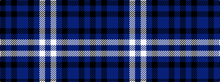 idealised woven sample of pattern BWBKBBKBK