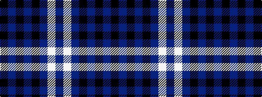 idealised woven sample of pattern BWBKBKBK