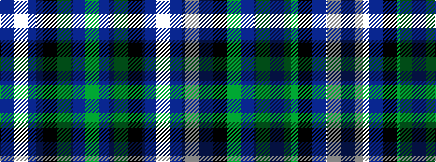 idealised woven sample of pattern BWBKGBG