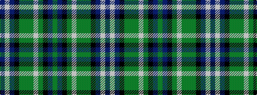 idealised woven sample of pattern BWBKGGGWGKBG
