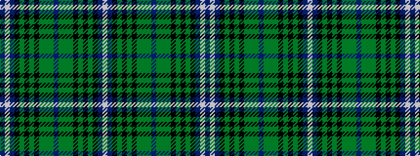 idealised woven sample of pattern BWBKGKGKGGGBGGGKGKGKBW