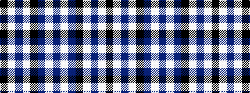 idealised woven sample of pattern BWBKWBWK
