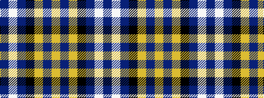 idealised woven sample of pattern BWBKYBY