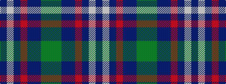idealised woven sample of pattern BWBRBBGG