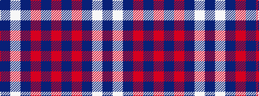 idealised woven sample of pattern BWBRBR