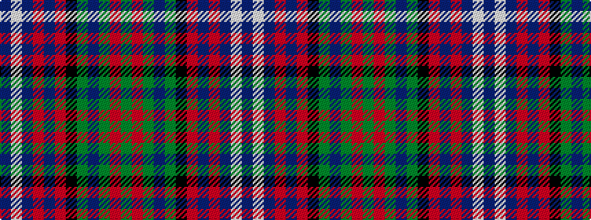 idealised woven sample of pattern BWBRBRKGBGRG