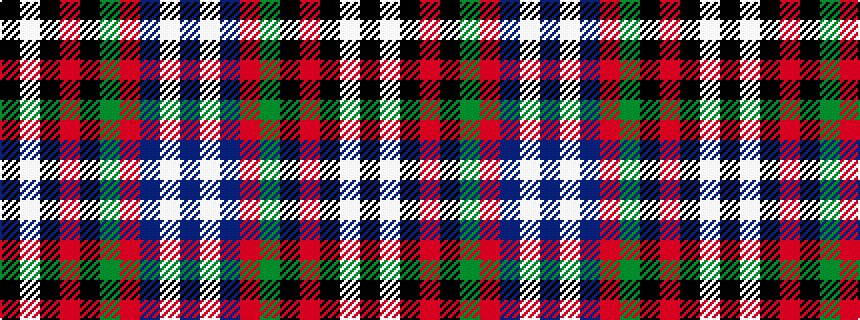 idealised woven sample of pattern BWBRGKRKWK