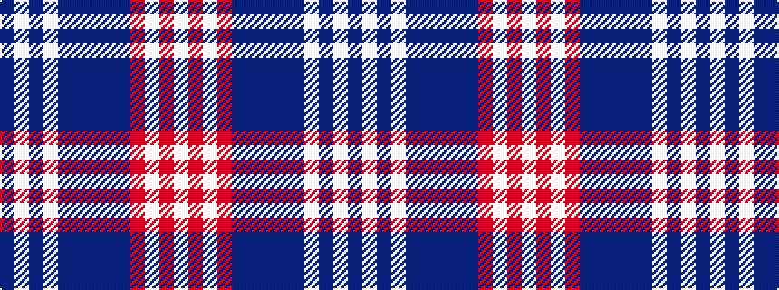 idealised woven sample of pattern BWBWBBBBBRWRW
