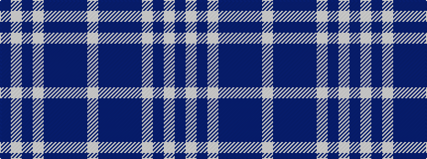 idealised woven sample of pattern BWBWBBBBW