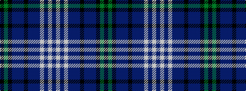idealised woven sample of pattern BWBWBBBKBBBKGK