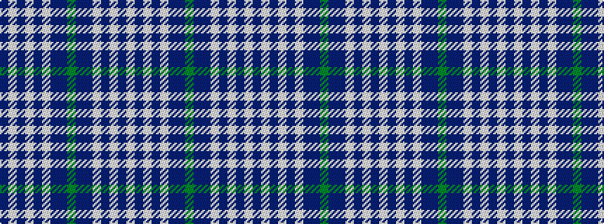 idealised woven sample of pattern BWBWBWBBGBBWBWBW