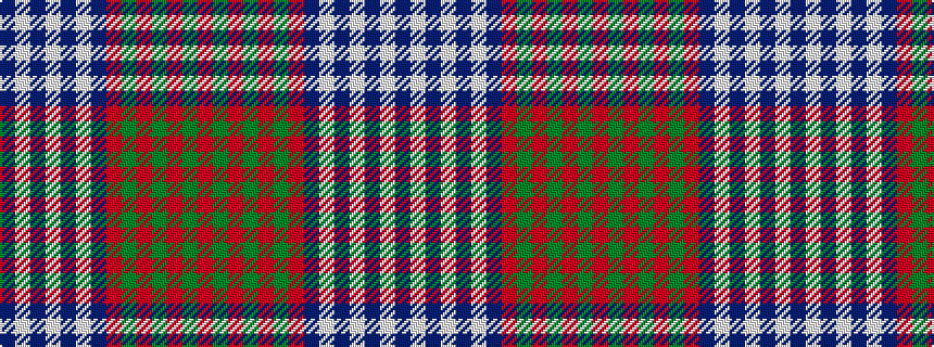 idealised woven sample of pattern BWBWBWBRGRGRGR