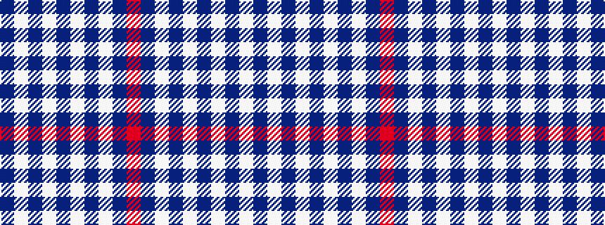 idealised woven sample of pattern BWBWBWBWBR